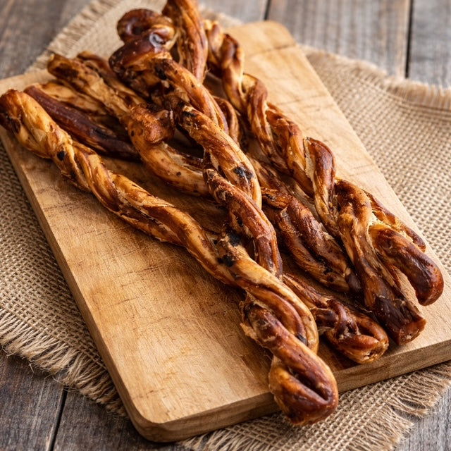 Large Braided Beef Pizzle approx 24cm