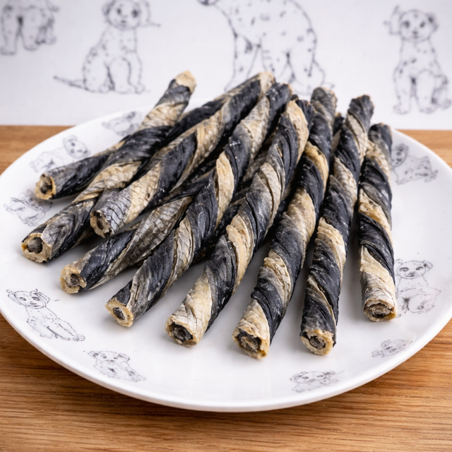 Fish Skin Rolls