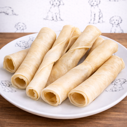 Chunky Lamb Skin Roll 15cm