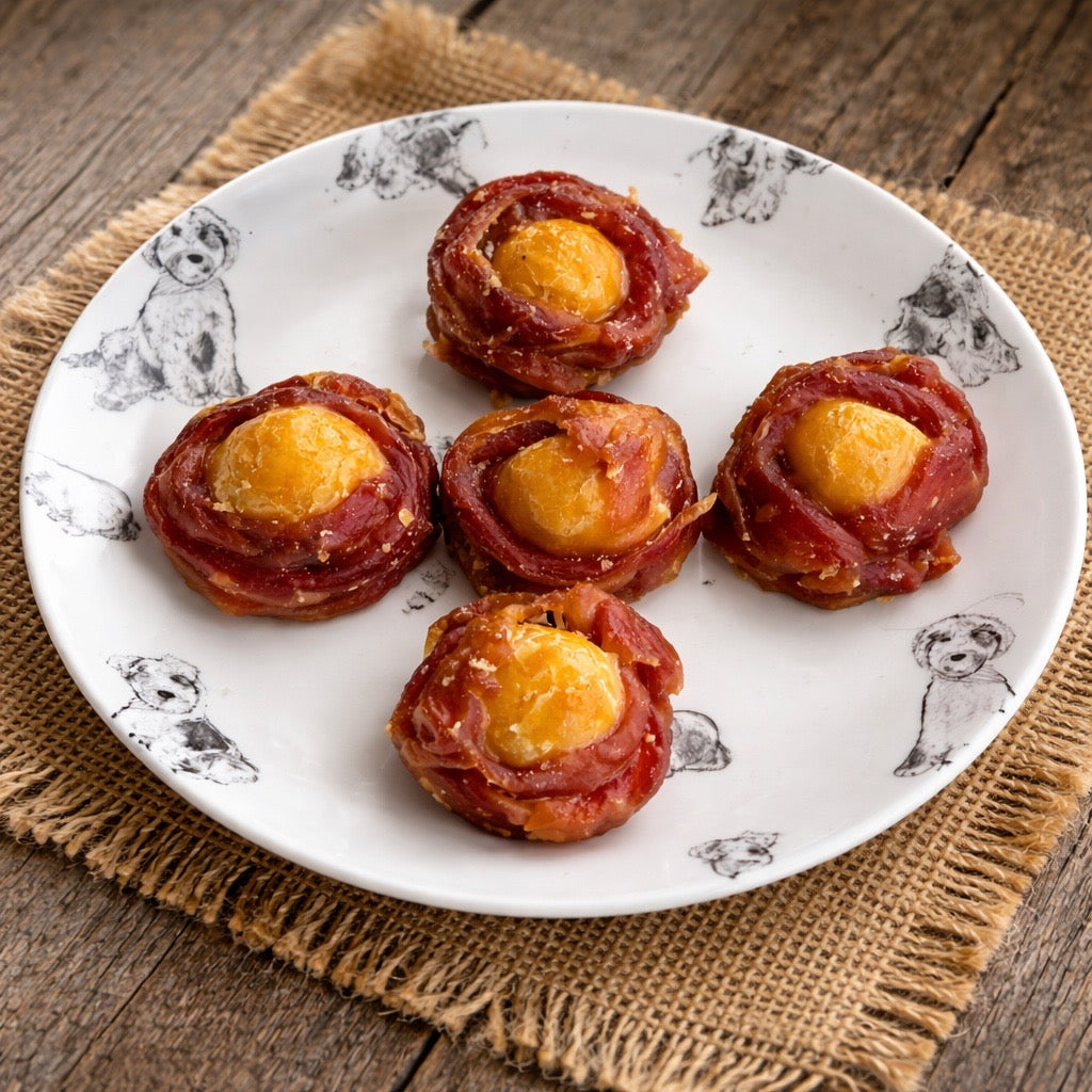 Egg Yolk Wrapped In Duck