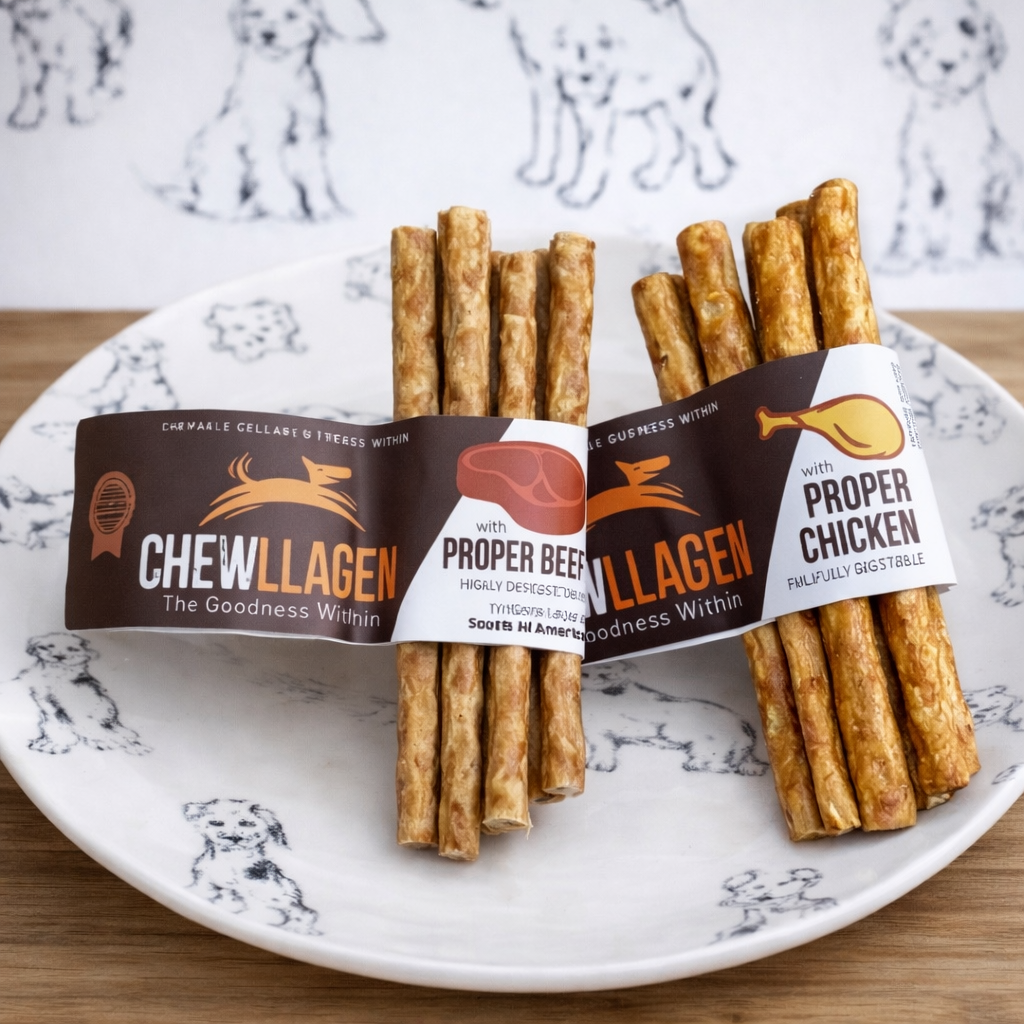 Chewllagen Mini Roll 5" Chicken Dog Treat (5)