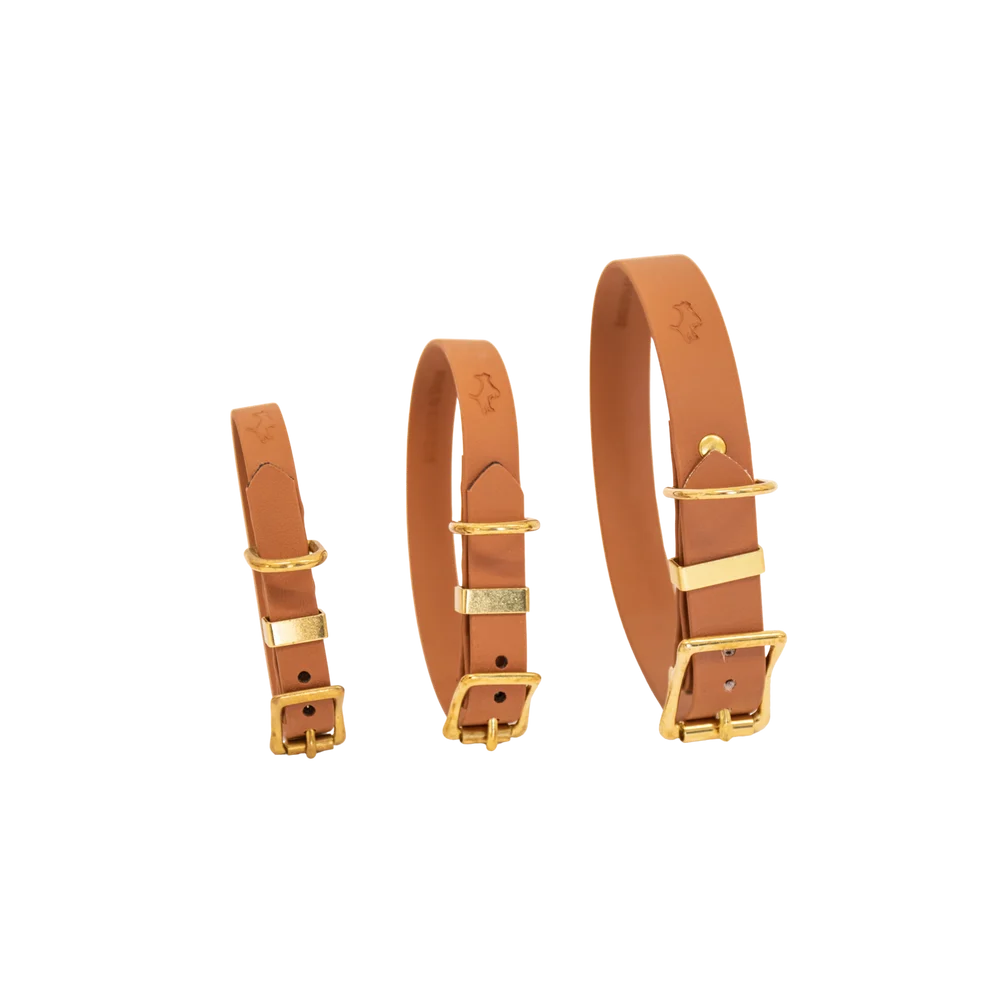 Tan Biothane® All Weather Collar