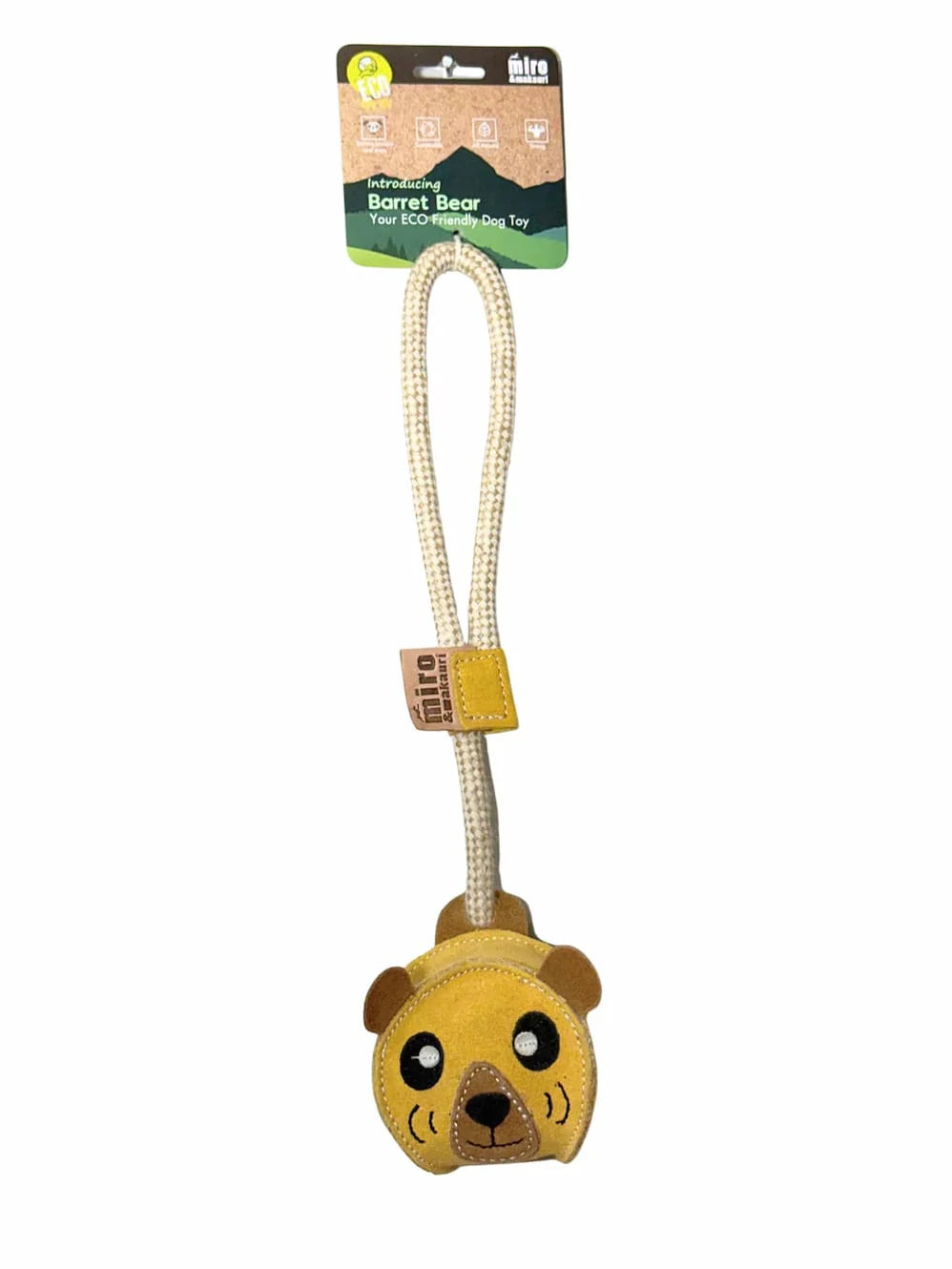 Eco Dog Toy - Barret the Bear
