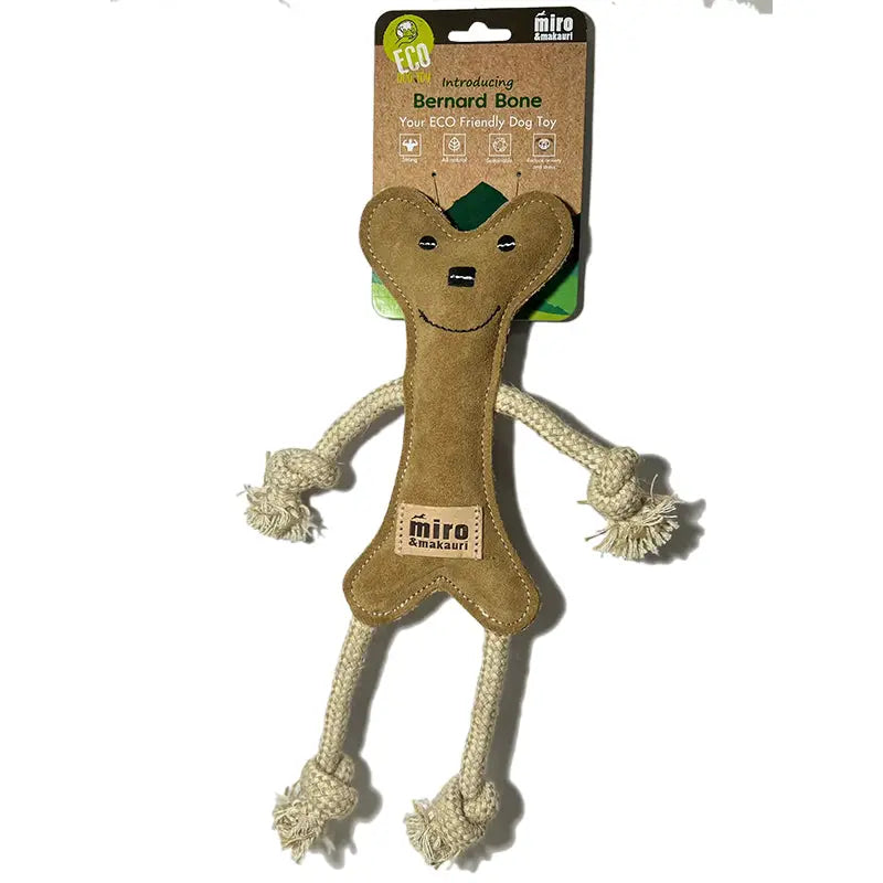 Bernard Bone – Eco-Friendly Leather Dog Toy