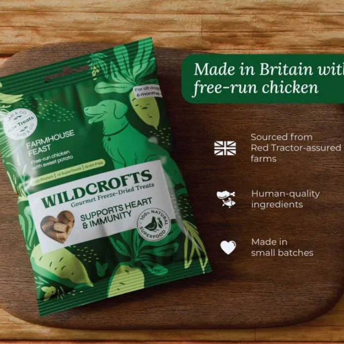 Wildcrofts Farmhouse Feast Delight - Freeze-Dried Dog Treats 20g