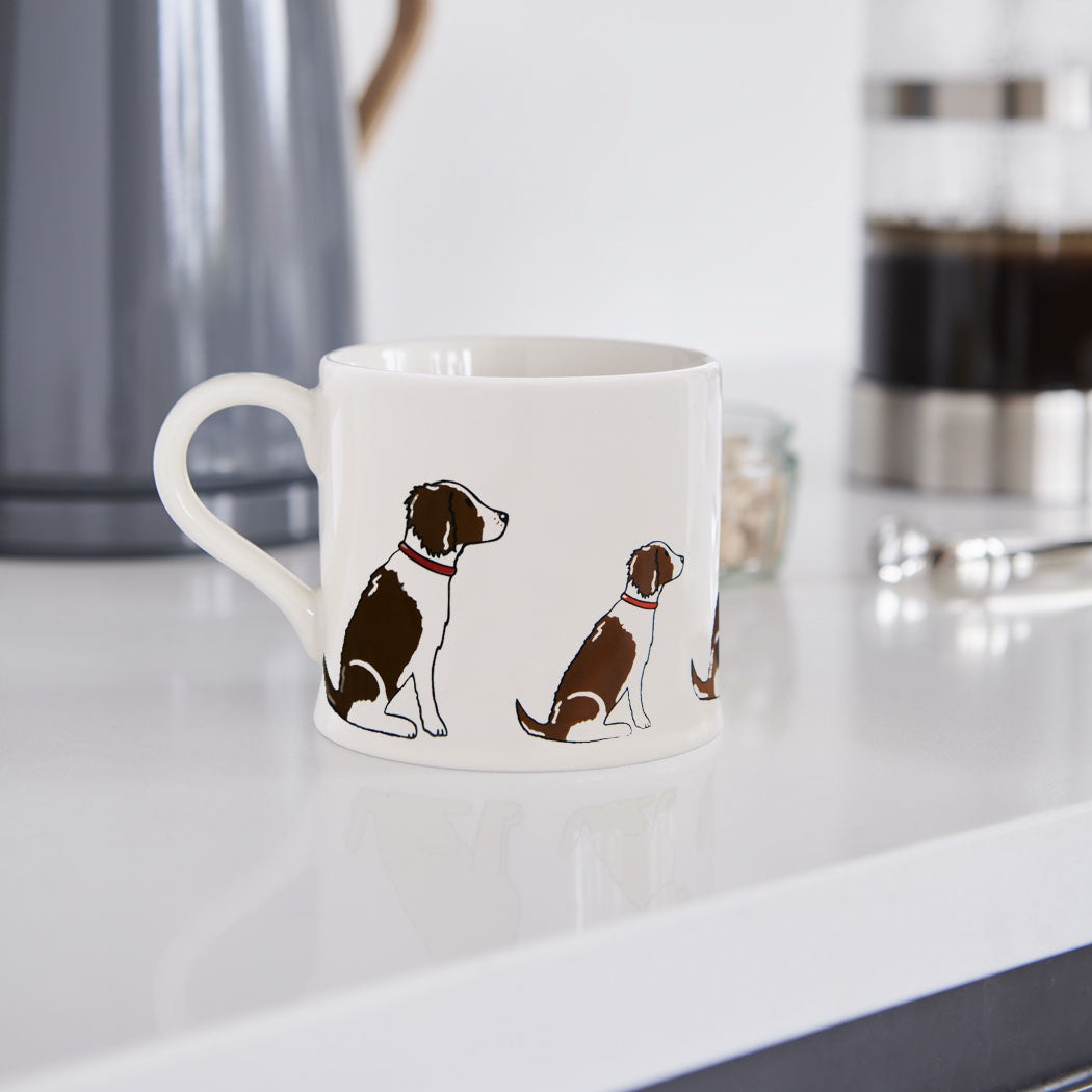 Springer Spaniel ( Liver & White ) Mug
