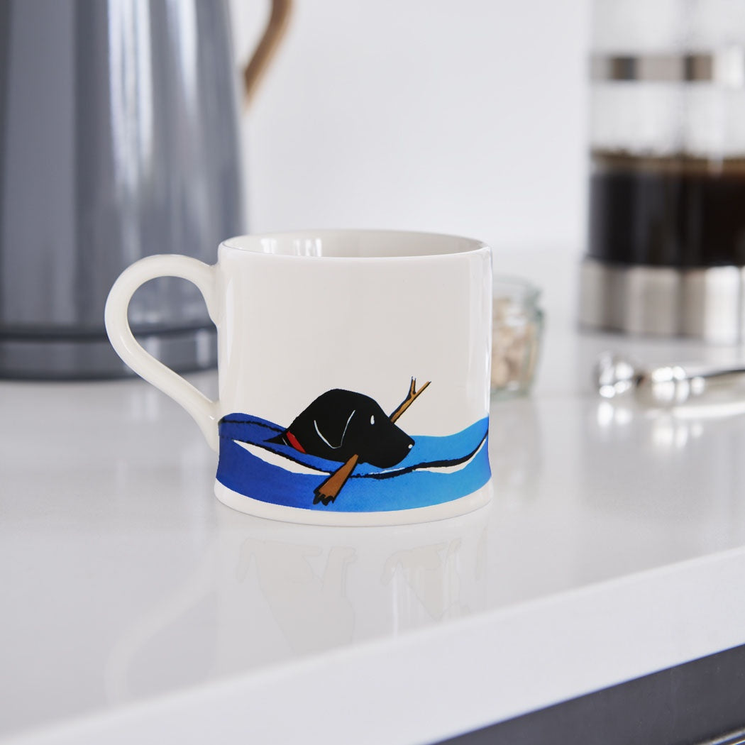 Swimming Labrador Mug